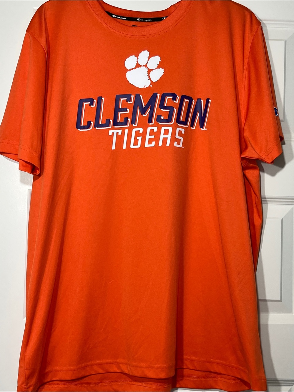 Champion Clemson Tigers Performance T-Shirt XL Orange Athletic NCAA Tee